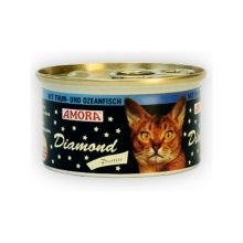 Amora Diamond Katze Thun und Ozeanfisch (Tonhal és tengeri hal) 85g