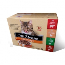 Cat Menue Gourmet 12db-os alutasak box (12 x 100g)