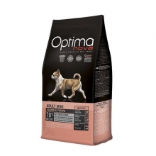 Visán Optimanova Dog Adult Mini Sensitive Salmon & Potato (lazac és burgonya) 8kg