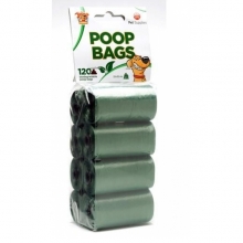 Toby's Poop Bags 120 db-os lebomló ürülék felszedő zacskó